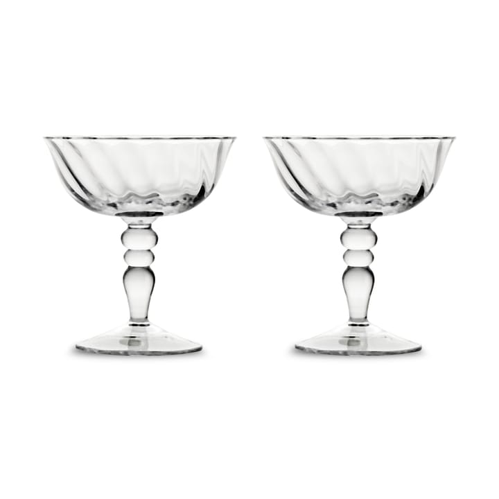 Opacity italialainen samppanjalasi 15 cl 2-pack - Selkeä - Byon