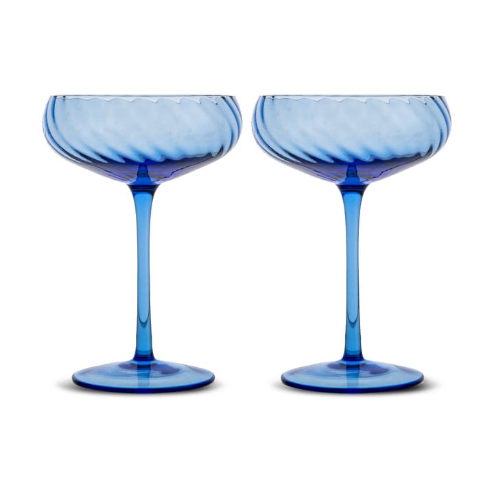 Opacity samppanjalasit 30 cl 2-pack - Sininen - Byon