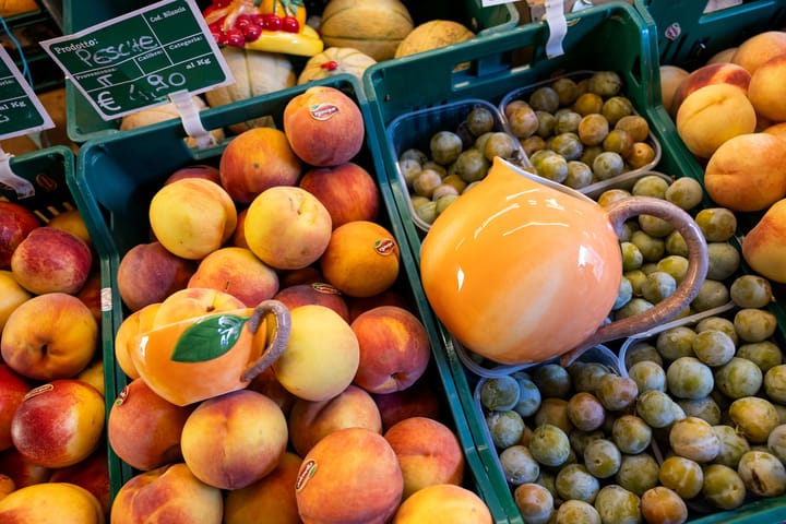 Peach kannu 1,8 L, Oranssi Byon