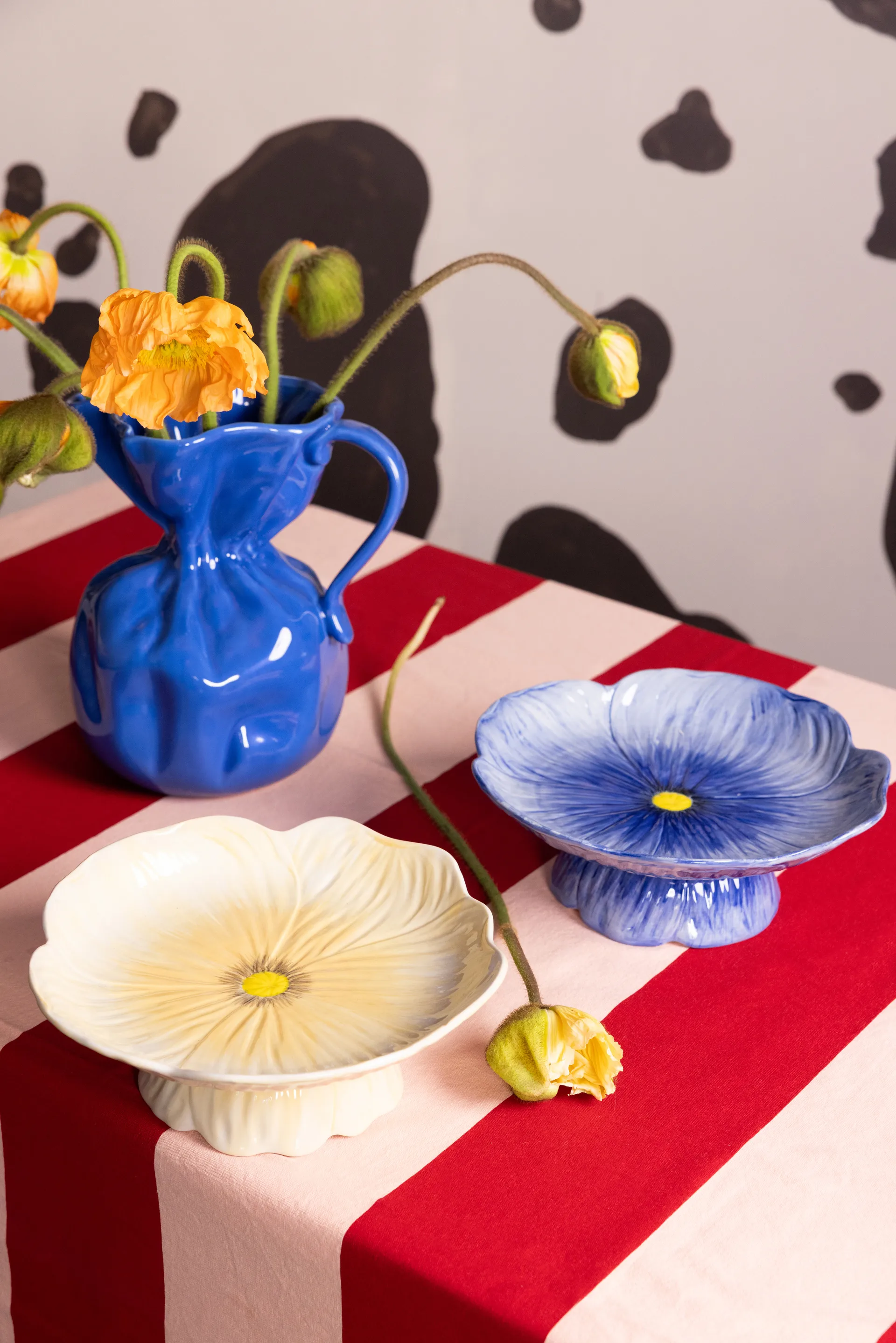 Poppy kakkulautanen Ø26 cm, Beige Byon