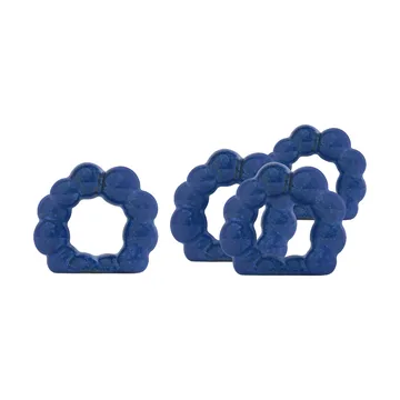 Porto lautasliinarenkaat 4-pack - Sininen - Byon