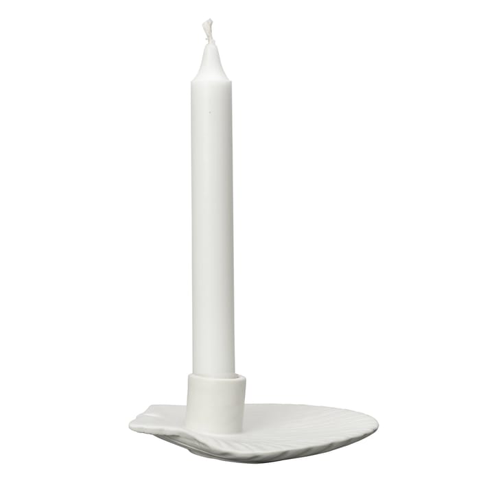 Shell kynttilänjalka 15,5 cm, White Byon