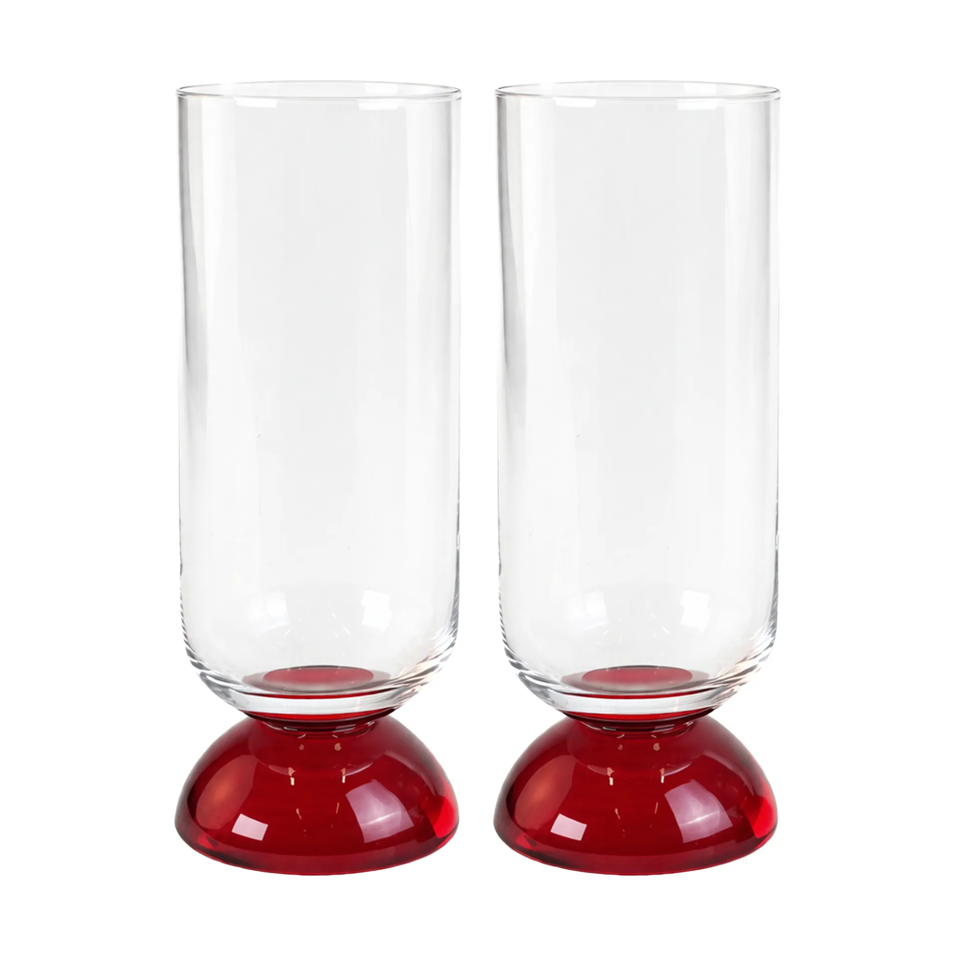 Byon Spice korkea juomalasi 38 cl 2 kpl Kirkas-punainen