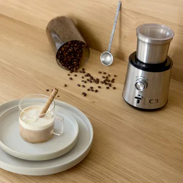 Design Kahvimylly CG700 85 g - Harjattu ruostumaton teräs - C3