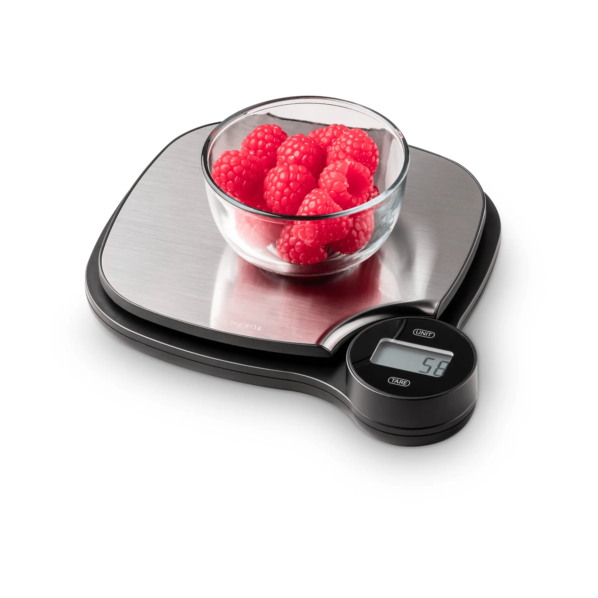 Caso EcoMaster keittiövaaka, Teräs-musta Caso