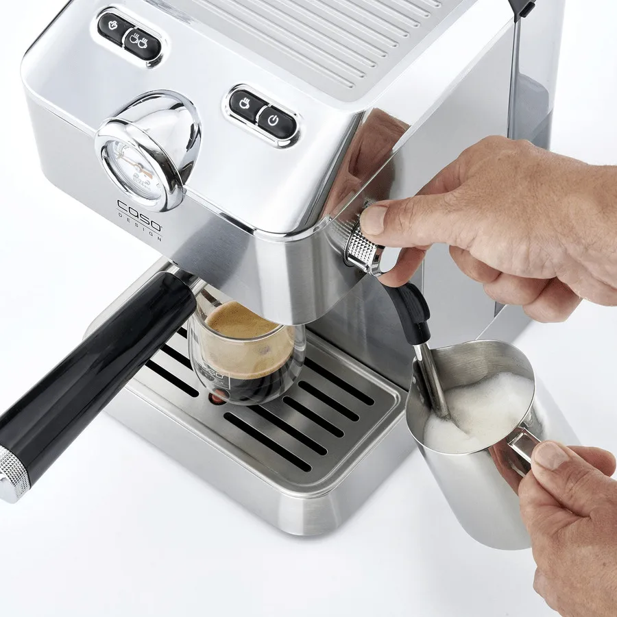 Caso Gourmet espressokone, Hopea Caso