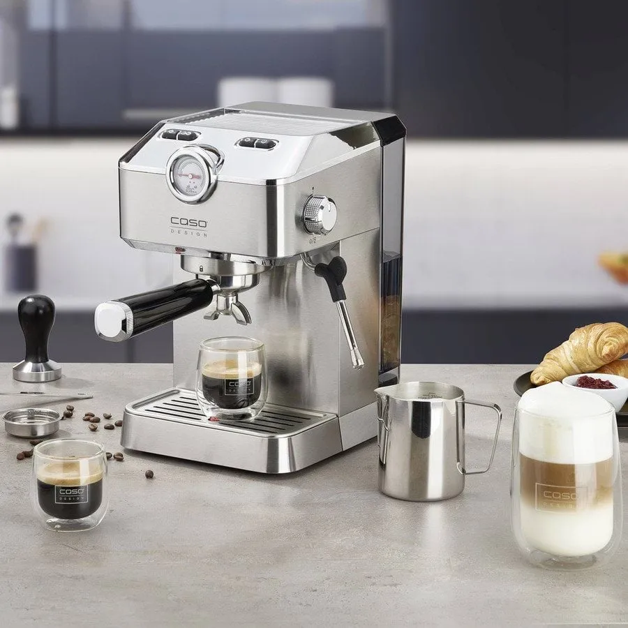 Caso Gourmet espressokone, Hopea Caso