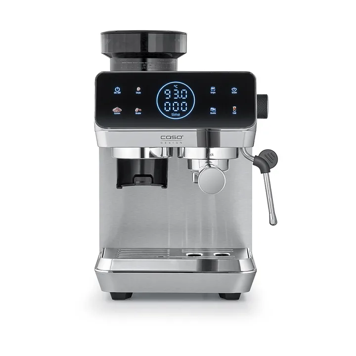 Caso Gourmet espressokone integroidulla myllyllä - Teräs - Caso