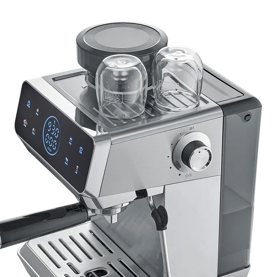 Caso Gourmet espressokone integroidulla myllyllä, Teräs Caso