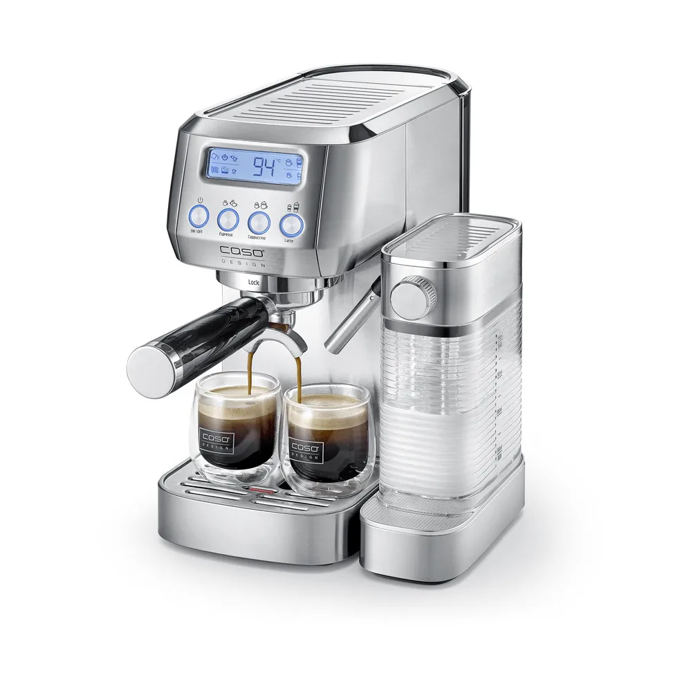 Caso Gourmet Latte espressokone, Hopea Caso