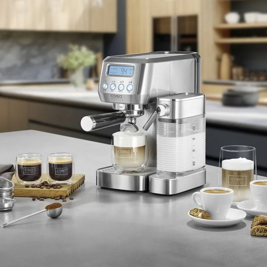 Caso Gourmet Latte espressokone, Hopea Caso