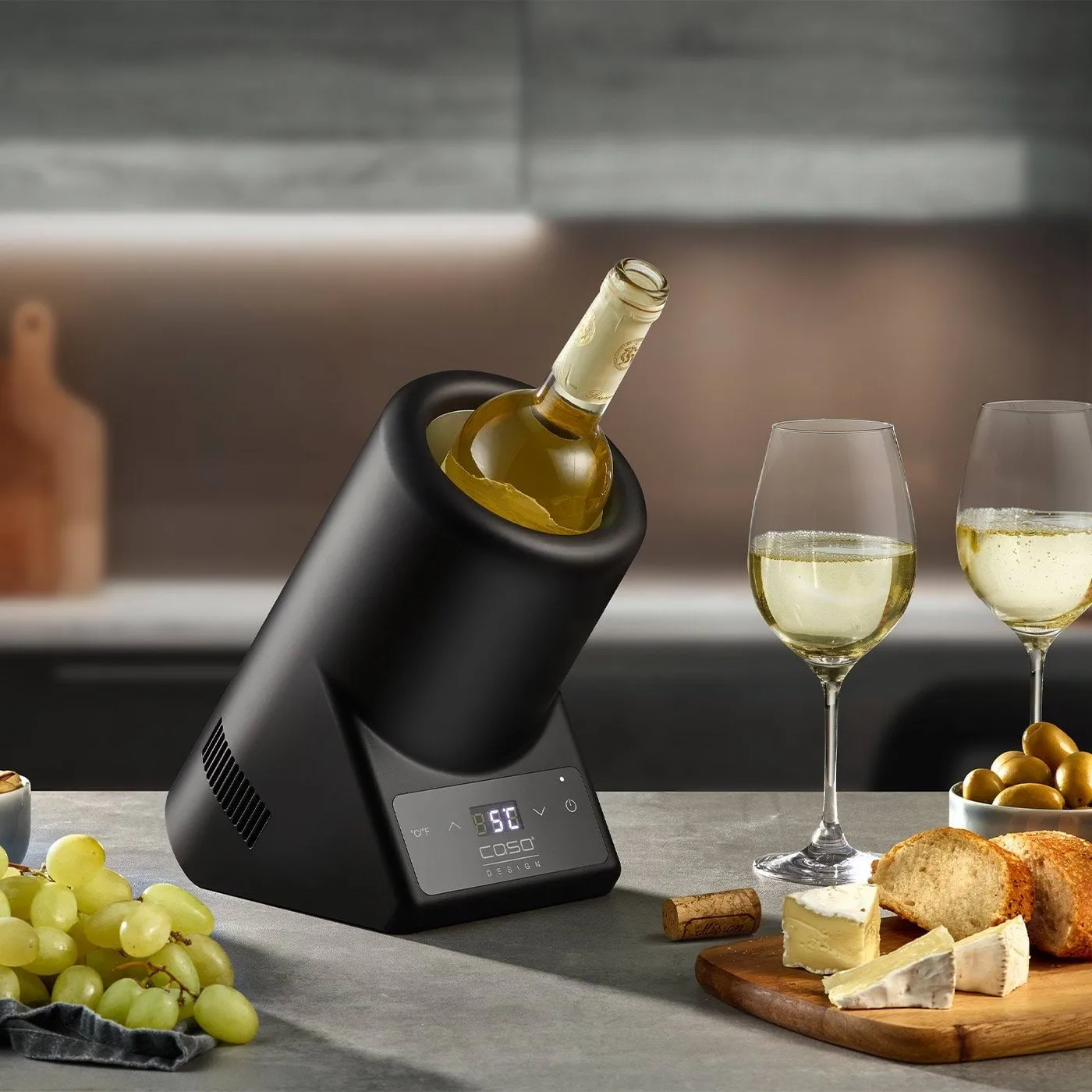 Caso WineCase One viinikaappi, Musta Caso