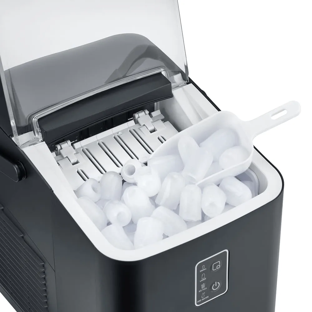 IceChef kompakti jääpalakone, Matta musta Caso