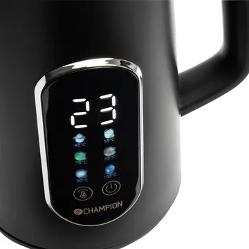 Champion Digital Temp vedenkeitin - mattamusta, 1,7 l - Champion