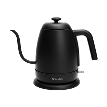 Champion Pour Over Elegant vedenkeitin - Matta musta, 1 l - Champion