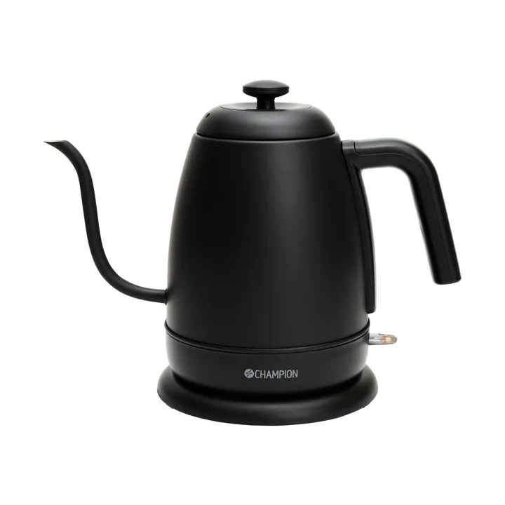 Champion Pour Over Elegant vedenkeitin - Matta musta, 1 l - Champion