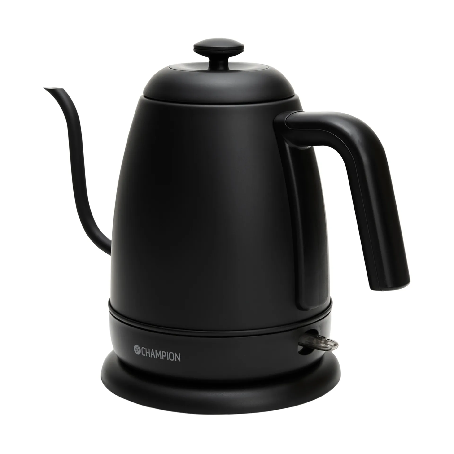 Champion Pour Over Elegant vedenkeitin, Matta musta, 1 l Champion