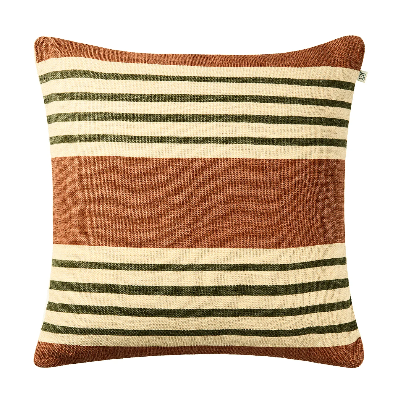 Aria tyynynpäällinen, Apricot orange-cactus green, 50x50 cm Chhatwal & Jonsson
