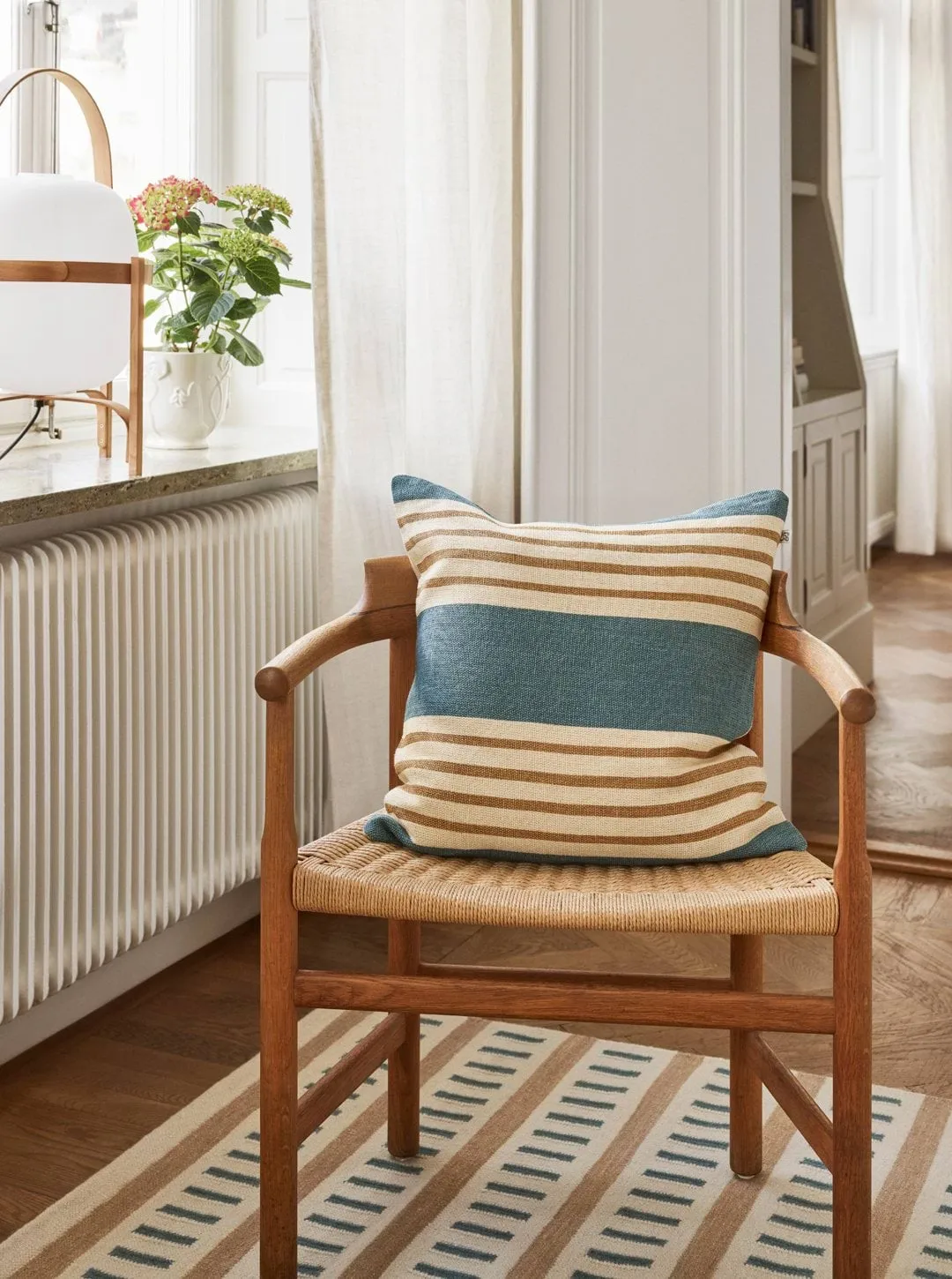 Aria tyynynpäällinen, Heaven blue-khaki, 50x50 cm Chhatwal & Jonsson