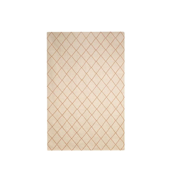 Diamond matto - Off white/oranssi 184 x 280 cm - Chhatwal & Jonsson