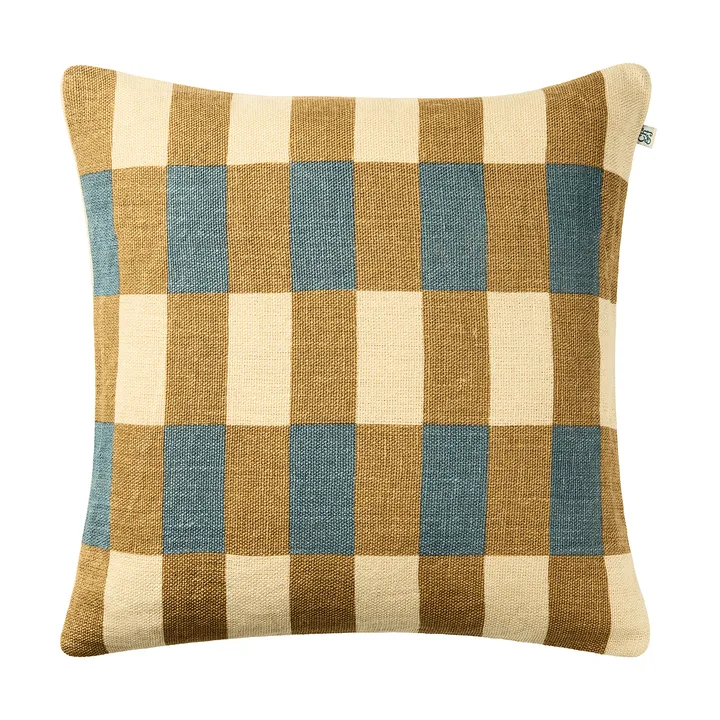 Marari tyynynpäällinen - Khaki-Heaven Blue, 50x50 cm - Chhatwal & Jonsson