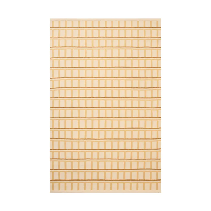 Mysore villamatto - Off White-Masala Yellow-Yellow, 180x270 cm - Chhatwal & Jonsson