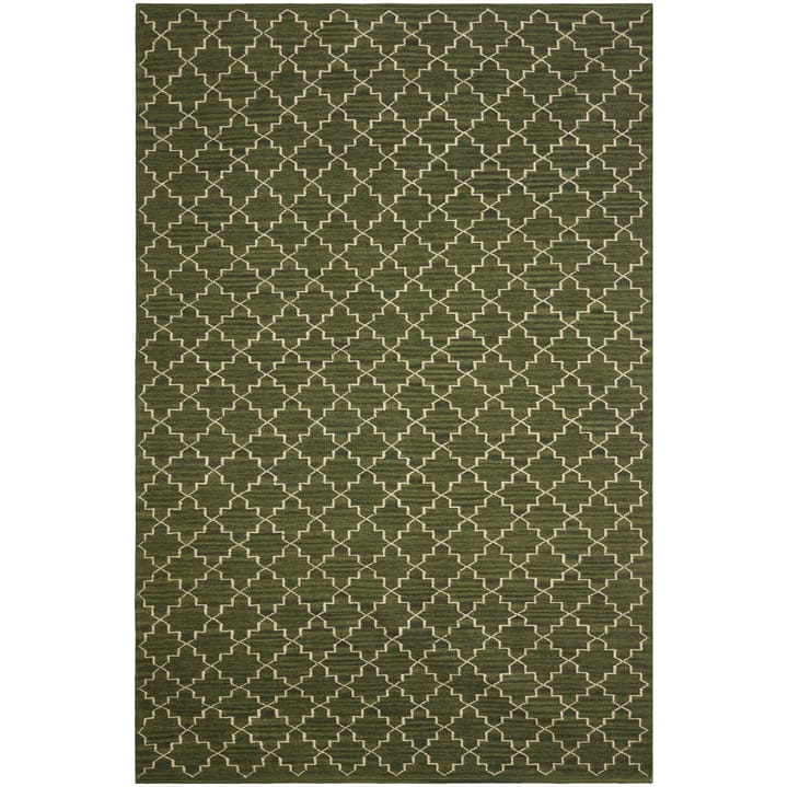 New Geometric matto 234x323 cm, Green melange-off white Chhatwal & Jonsson