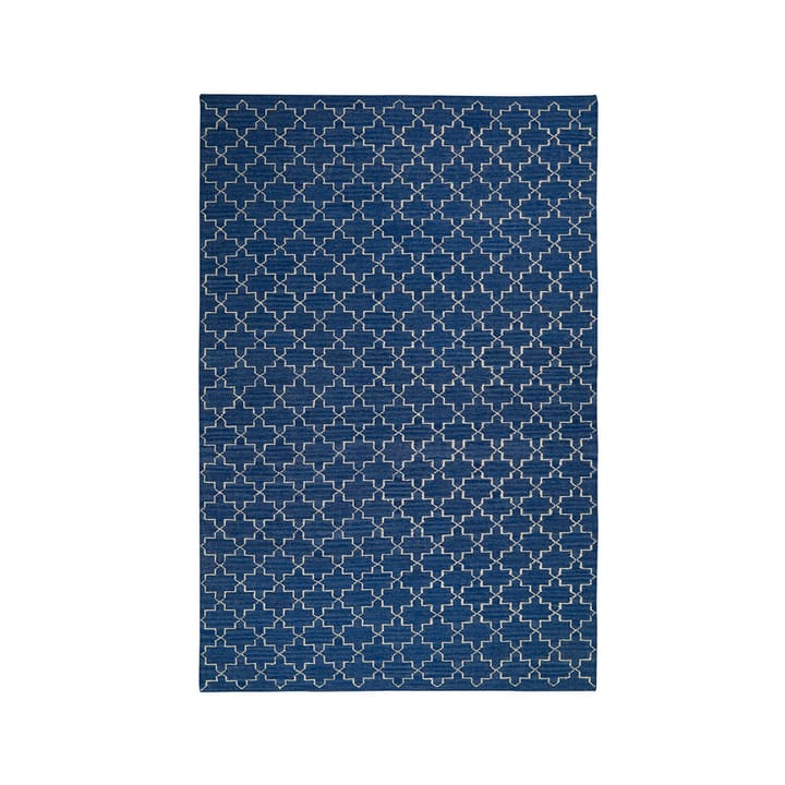 New Geometric -matto - Indigo melange/off white, 234 x 323 cm - Chhatwal & Jonsson