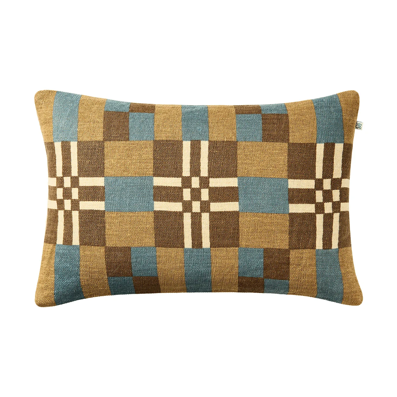 Ravi tyynynpäällinen, Khaki-Heaven Blue-Taupe, 40x60 cm Chhatwal & Jonsson