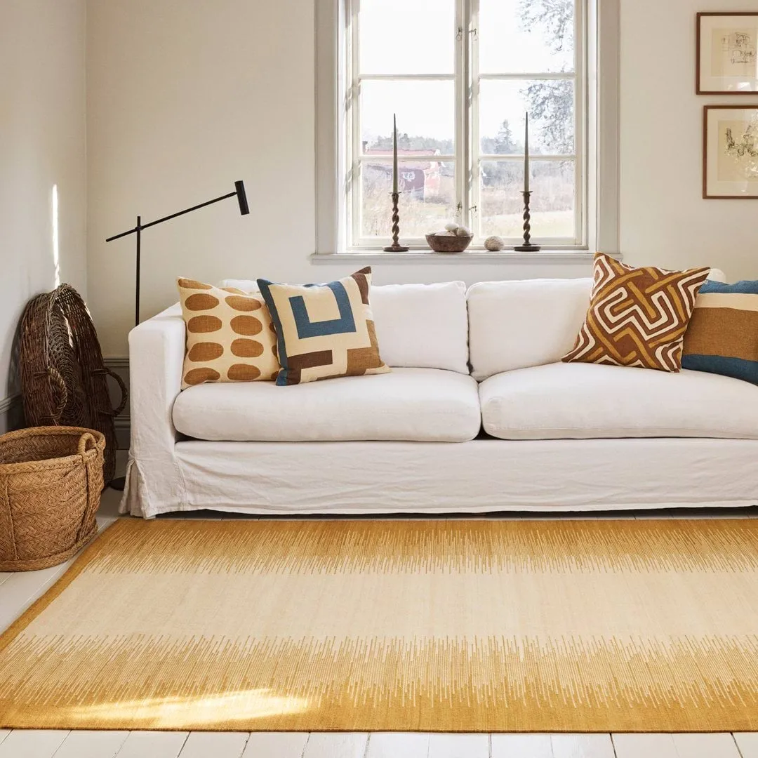 Tapti villamatto, Masala Yellow-Off White, 270x180 cm Chhatwal & Jonsson
