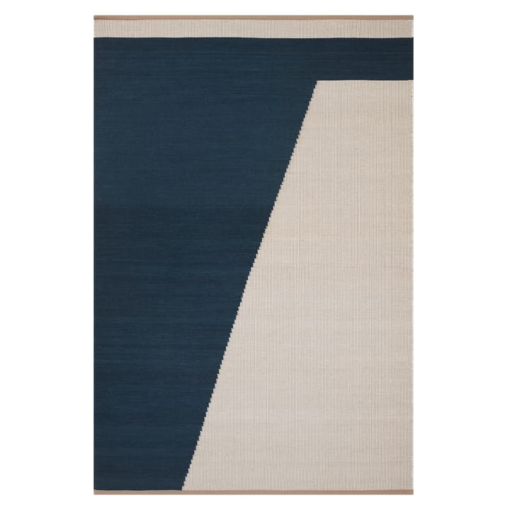 Una villamatto, 230 x 320 cm, Dark blue-beige-off white Chhatwal & Jonsson