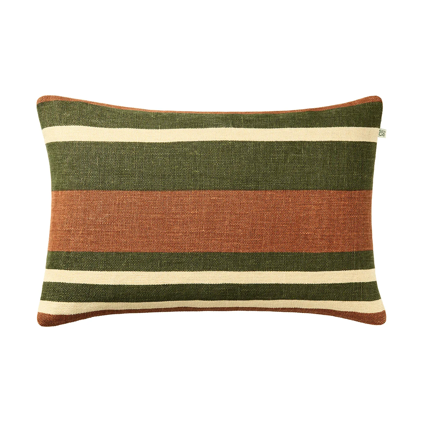 Vera tyynynpäällinen, Apricot Orange-Cactus Green, 40x60 cm Chhatwal & Jonsson