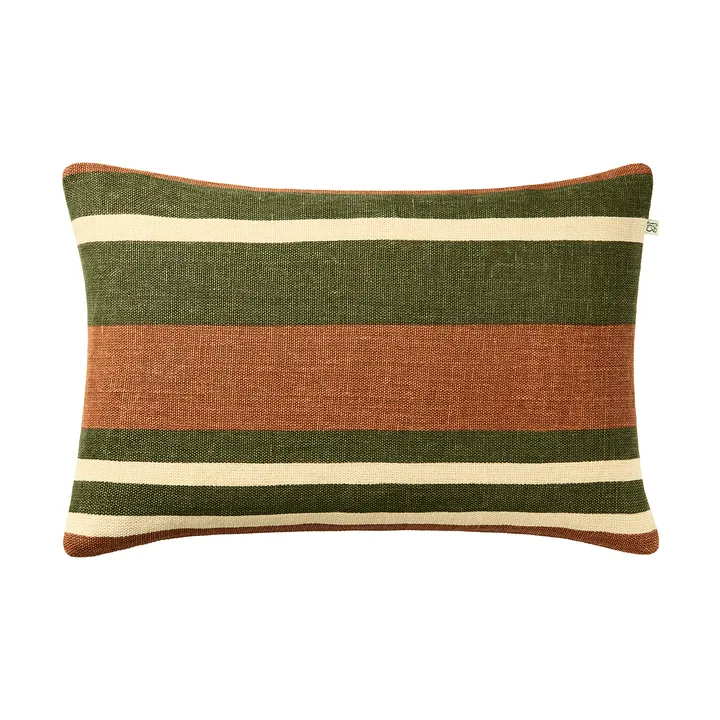 Vera tyynynpäällinen - Apricot Orange-Cactus Green, 40x60 cm - Chhatwal & Jonsson