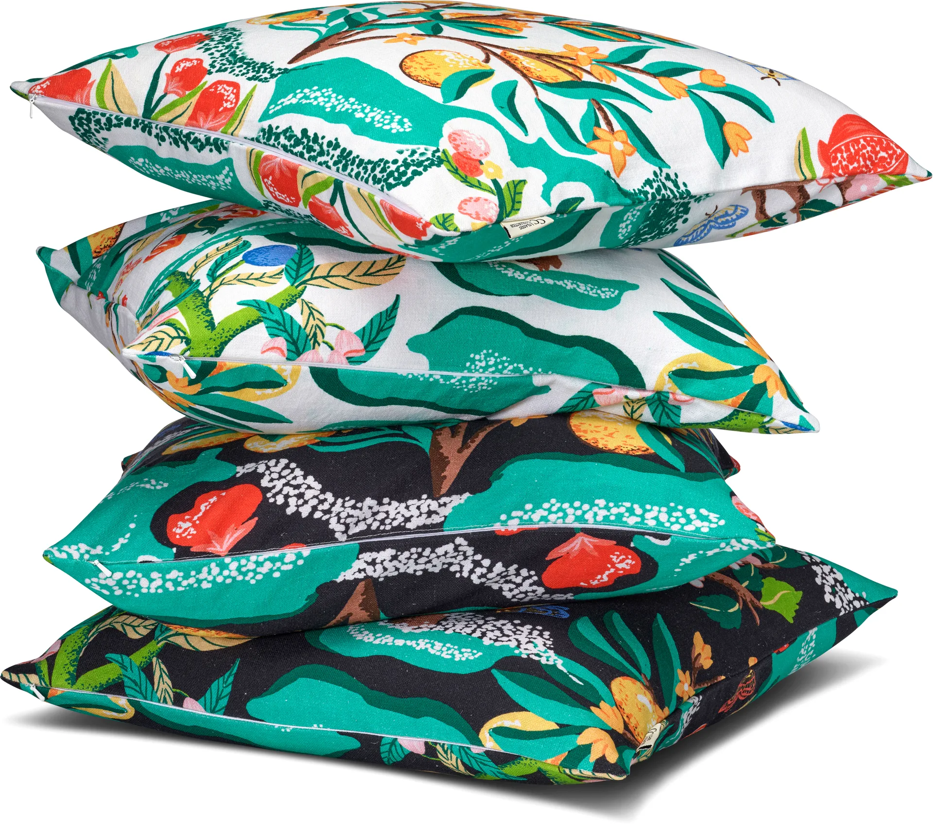 Botanical Cherry tyynynpäällinen 50x50 cm, White Classic Collection