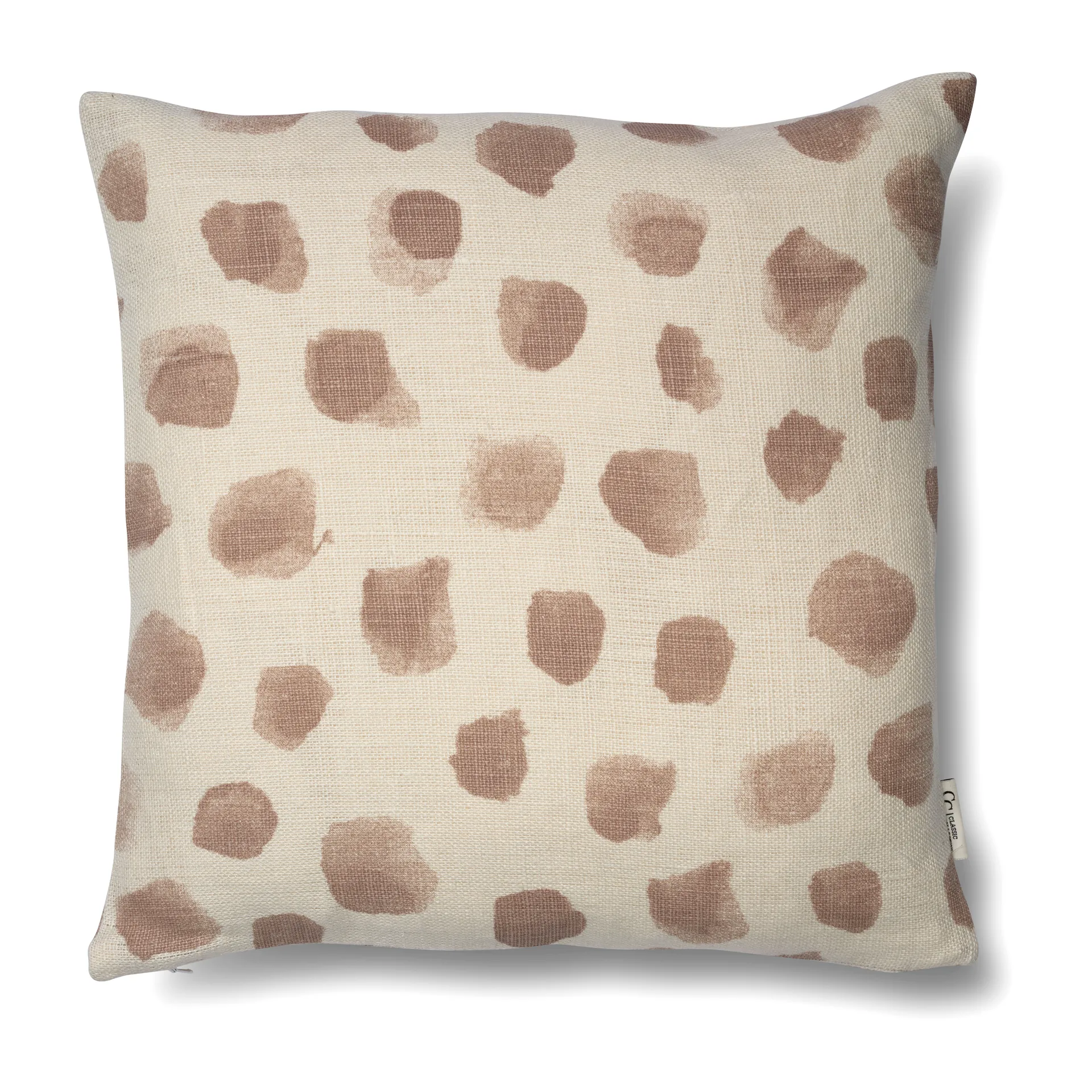 Dotty tyynynpäällinen 50 x 50 cm, Valkoinen-kaarna Classic Collection