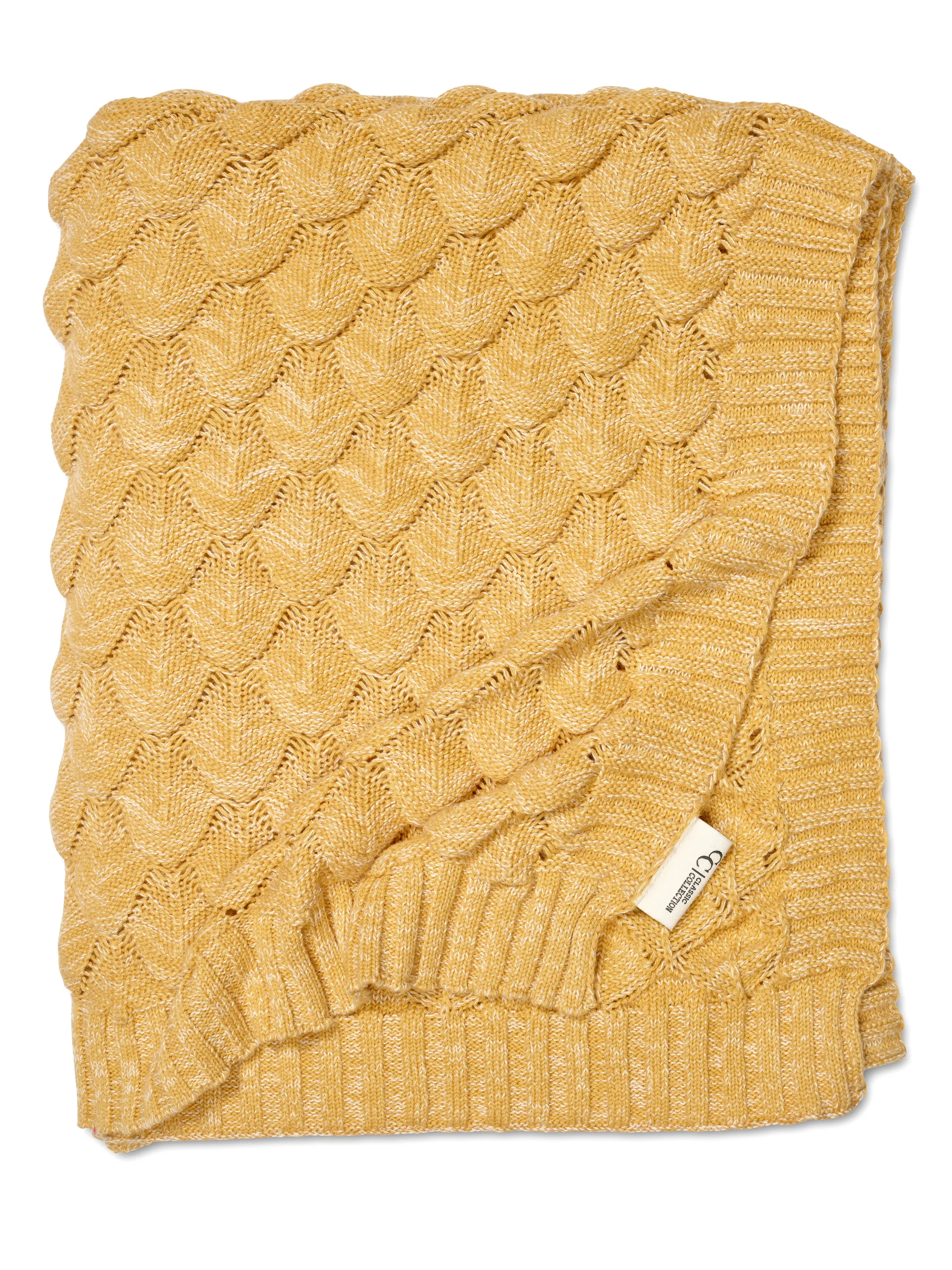 Gems torkkupeitto 130x170 cm, Keltainen Classic Collection