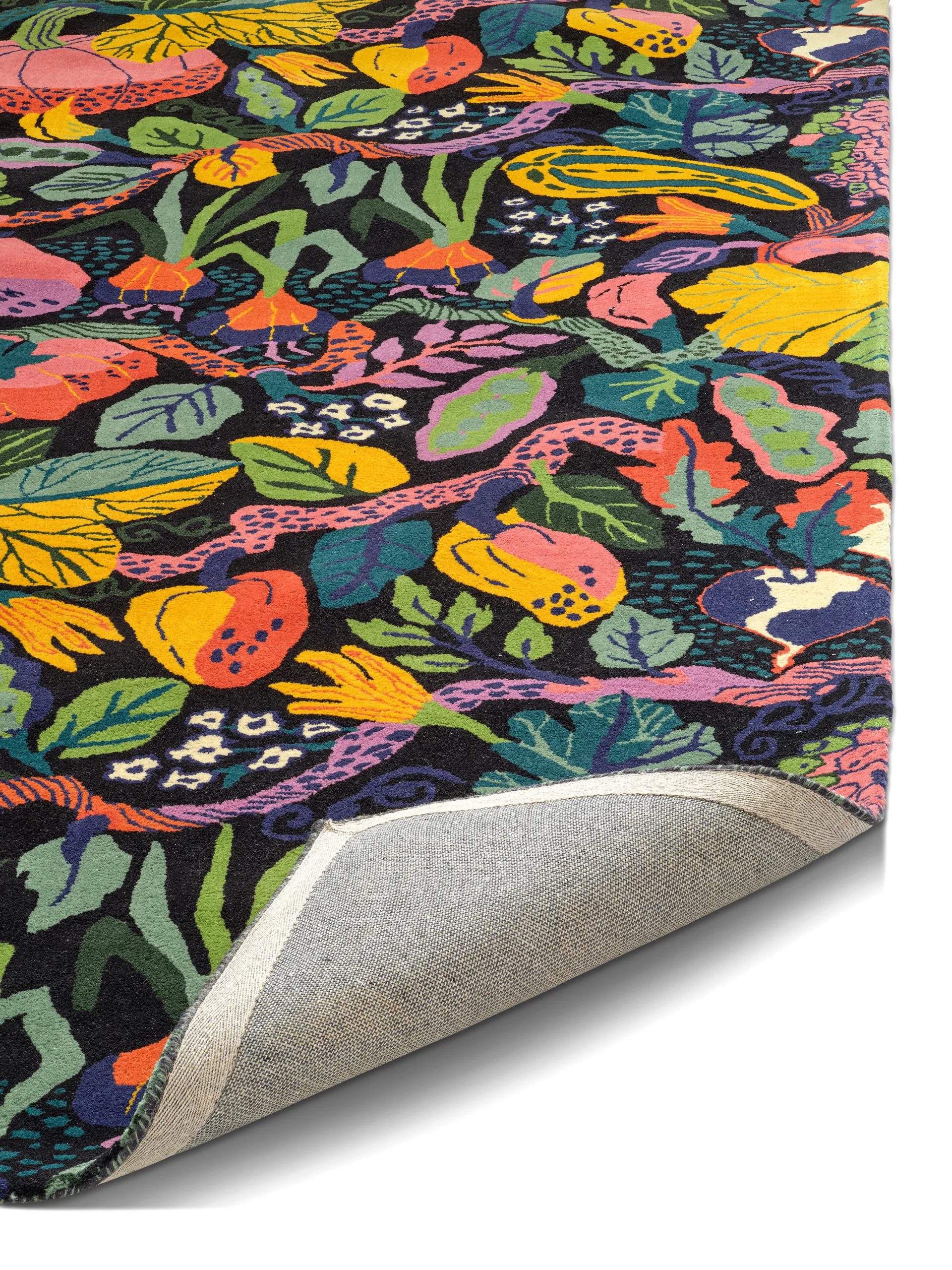 Heritage Garden matto, Charcoal-multi, 170×230 cm Classic Collection