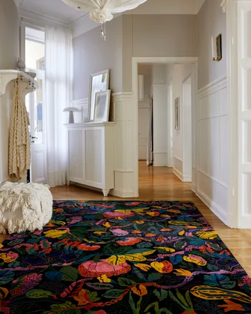 Heritage Garden matto - Charcoal-multi, 170×230 cm - Classic Collection