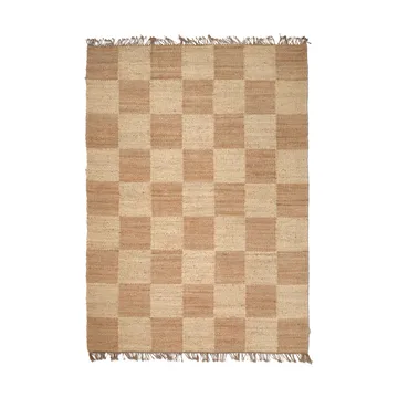 Jute Squares matto - Natural, 170x230 cm - Classic Collection