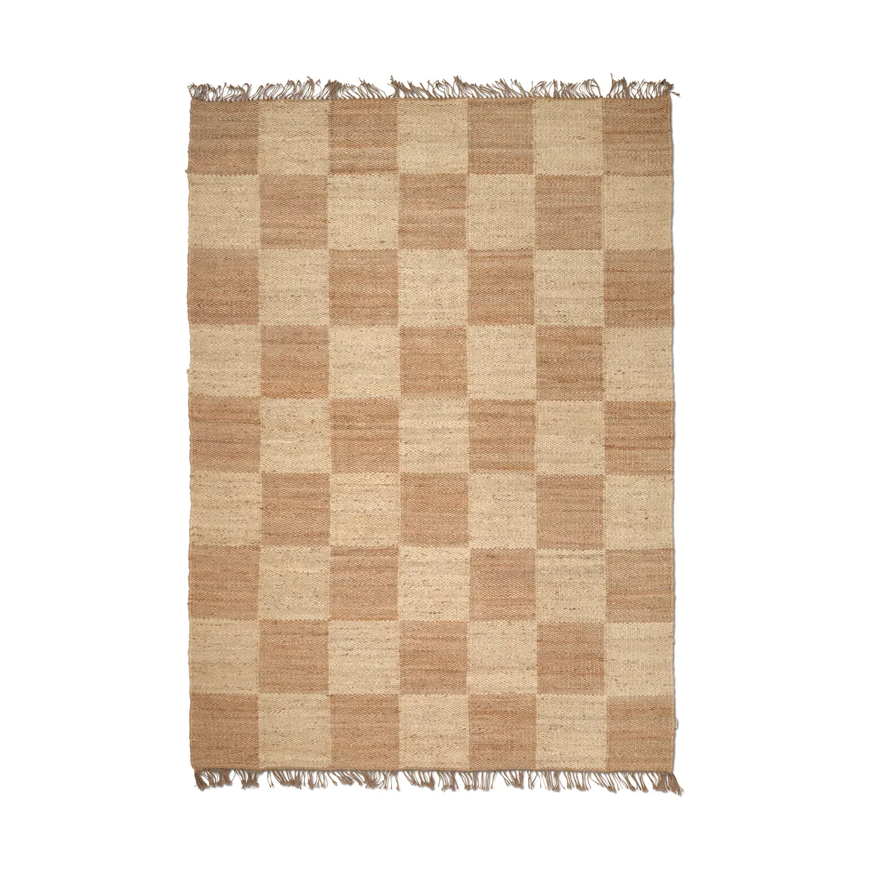 Classic Collection Jute Squares matto Natural, 170x230 cm