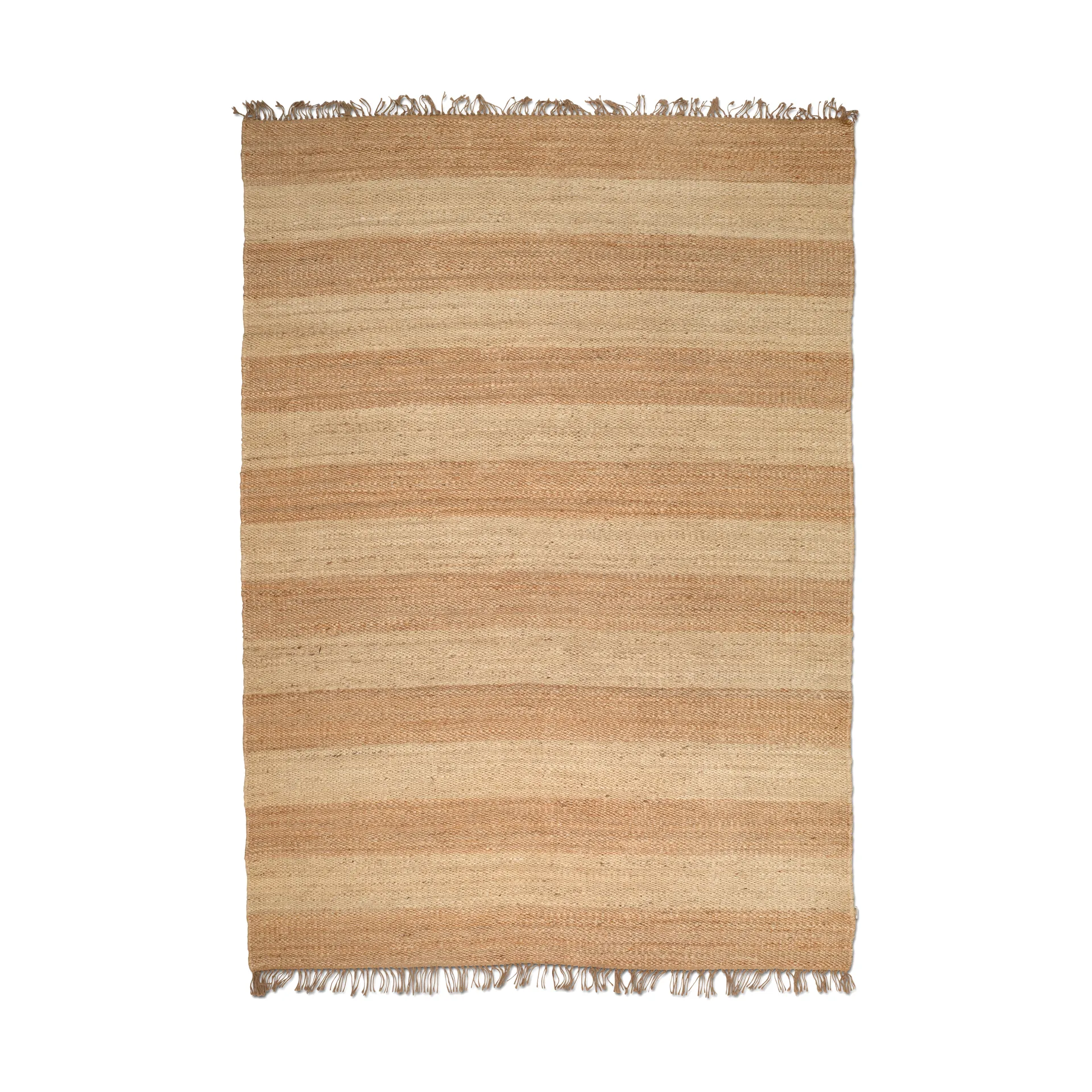 Jute Stripes matto, Natural juutti, 170x230 cm Classic Collection
