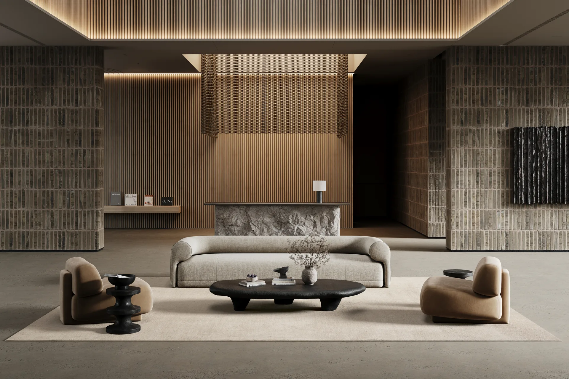 Lobby mattо, Off-white, 200x300 cm Classic Collection