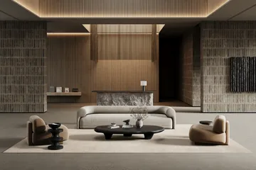 Lobby-matto langetilla - Off-white, 140x200 cm - Classic Collection