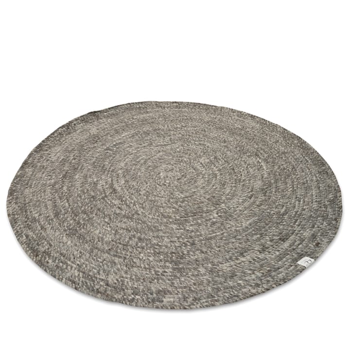 Merino villamatto pyöreä Ø 160 cm, Harmaa Classic Collection