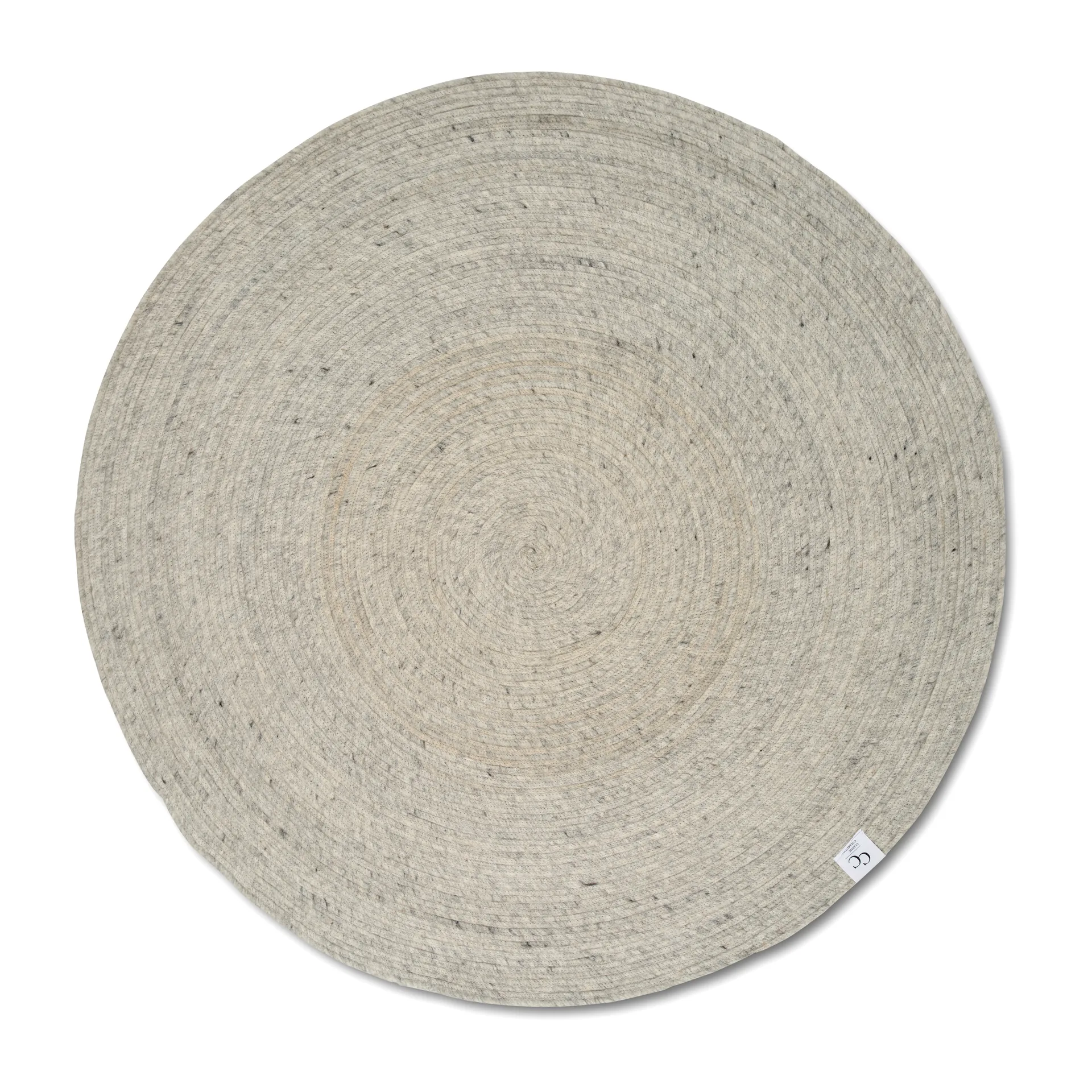 Merino villamatto pyöreä Ø 200 cm, Concrete Classic Collection