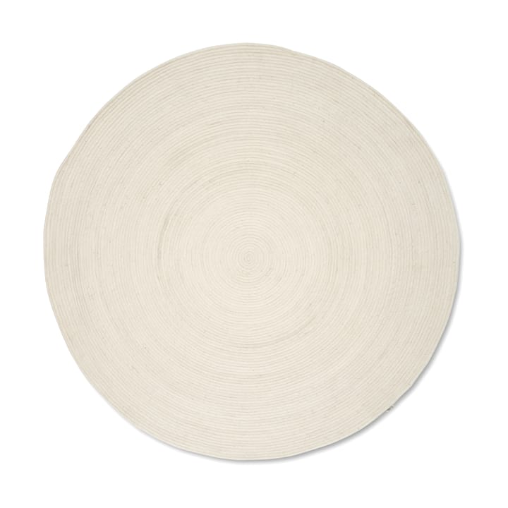 Merino villamatto pyöreä Ø240 cm. - White - Classic Collection