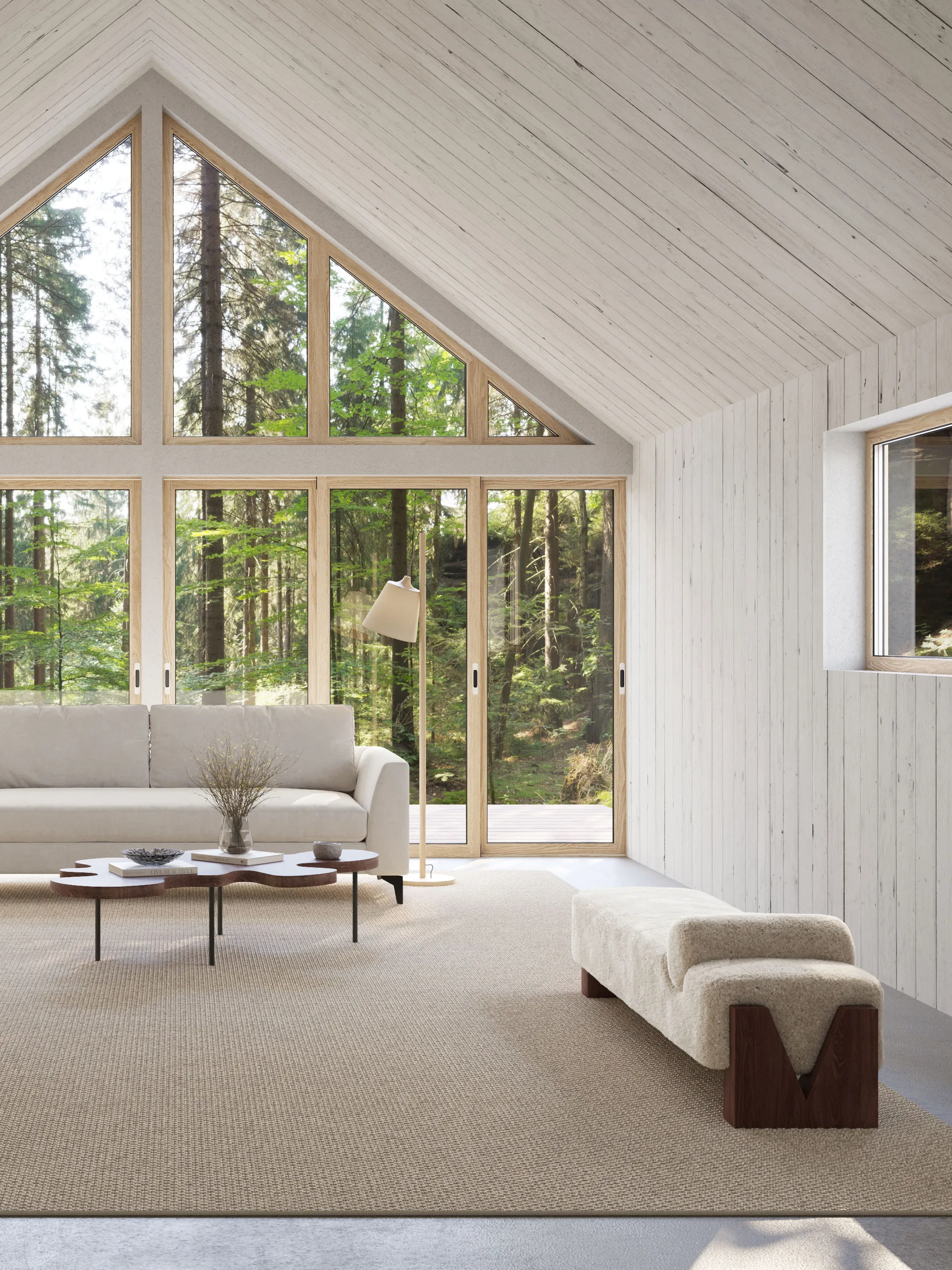 Nordklint matto, Luonnonharmaa, 200×300 cm Classic Collection