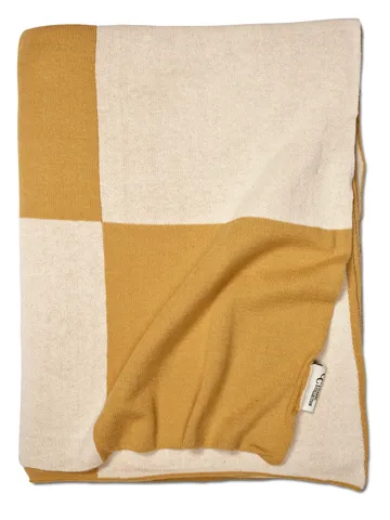 Square huopa 130x170 cm - Keltainen - Classic Collection