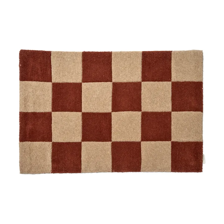 Square ovimatto - Ruskea luonnollinen, 60x90 cm - Classic Collection