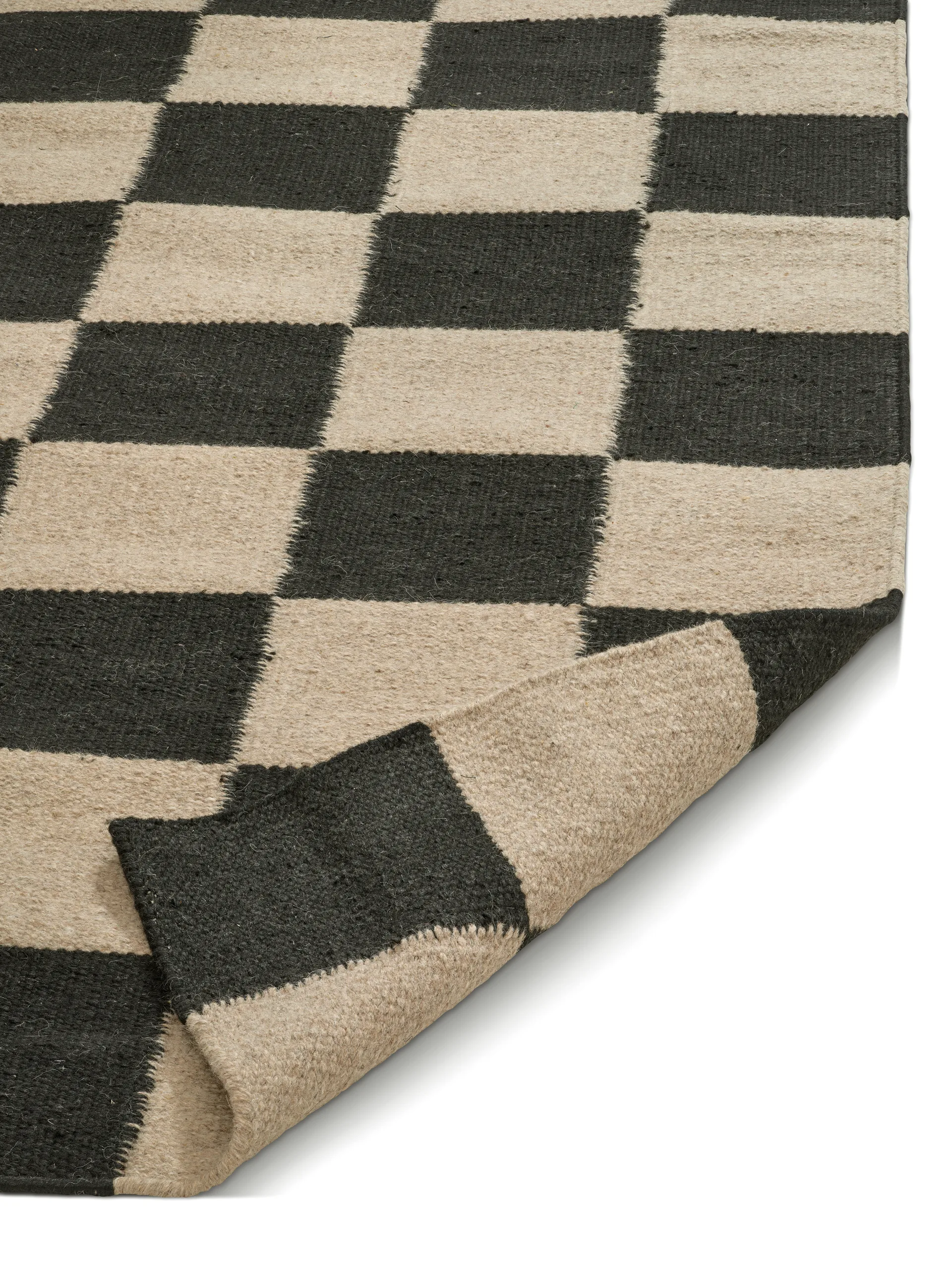Squares matto, Black-natural, 300x400 cm Classic Collection